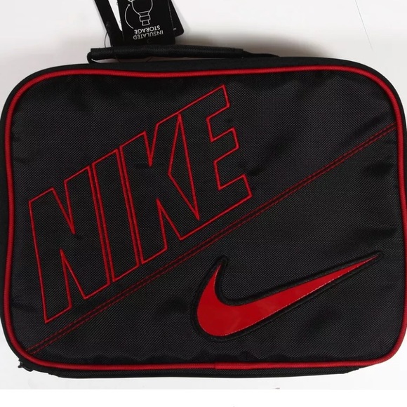 nike red lunch box